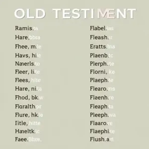 Nomes bíblicos do antigo testamento: Lista com Ideias e Significados