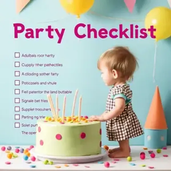 Checklist de festa infantil: Lista Prática para Mães e Pais