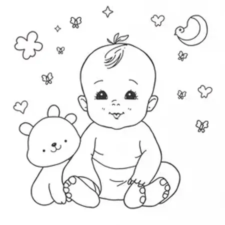 Desenhos de bebê para colorir: Lista Prática para Mães e Pais