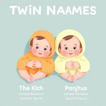 Nomes para gêmeos casal: Lista com Ideias e Significados