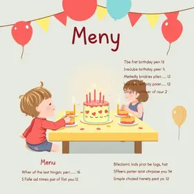 Cardápio para festa infantil simples: Lista Prática para Mães e Pais