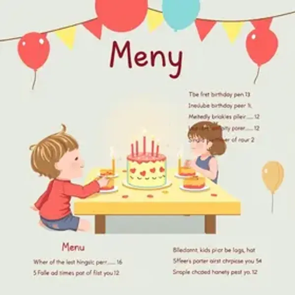 Cardápio para festa infantil simples: Lista Prática para Mães e Pais