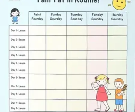 Quadro de rotina infantil para imprimir: Guia Completo para Mães e Famílias