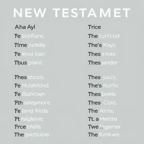 Nomes bíblicos do novo testamento: Lista com Ideias e Significados