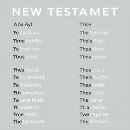 Nomes bíblicos do novo testamento: Lista com Ideias e Significados