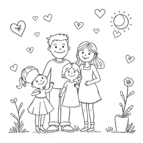 Desenhos de família para colorir: Lista Prática para Mães e Pais