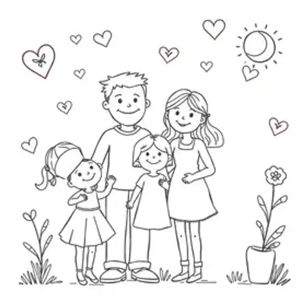 Desenhos de família para colorir: Lista Prática para Mães e Pais